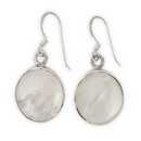 boucles d'oreilles nacre blanche 12 €