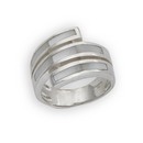 Bague en argent et nacre 18,50 €